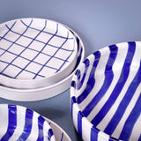 STRIPES Große Schale mit Streifen • Mare Blue