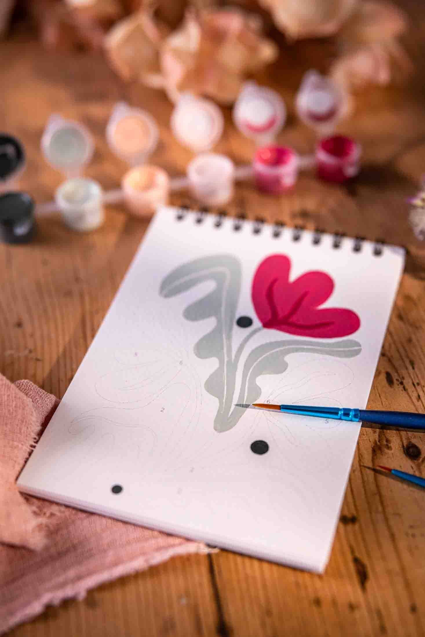 Malen nach Zahlen Set • Vine Flowers