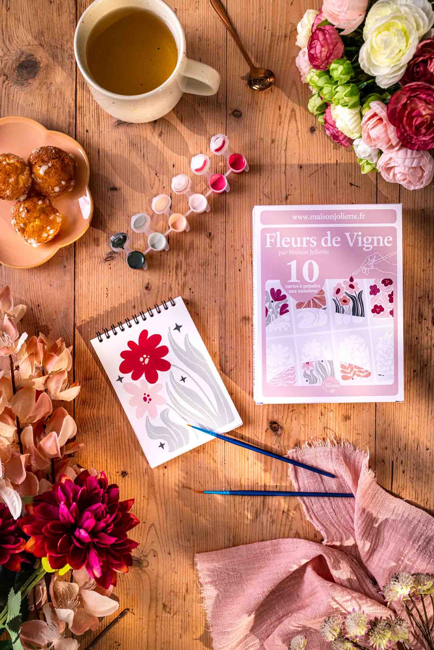 Malen nach Zahlen Set • Vine Flowers