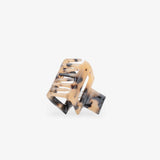 SQUARE S Haarklammer (3,5 cm) • Light Leo