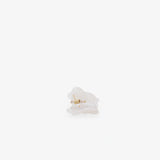FLOWER Mini Haarklammer (2 cm) • Pearl