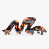 FLOW Haarklammer (11 cm) • Dark Leo