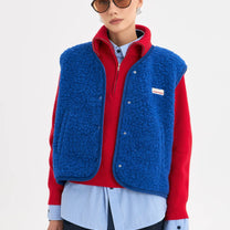 Happymess Merino Weste Cobalt