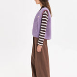 Happymess Merino Weste Lilac Cloud