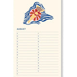 A - Journal - BIRTHDAY CALENDER Geburtstagskalender • Flowers Beige - Kalender - ROSA ECK Concept Store