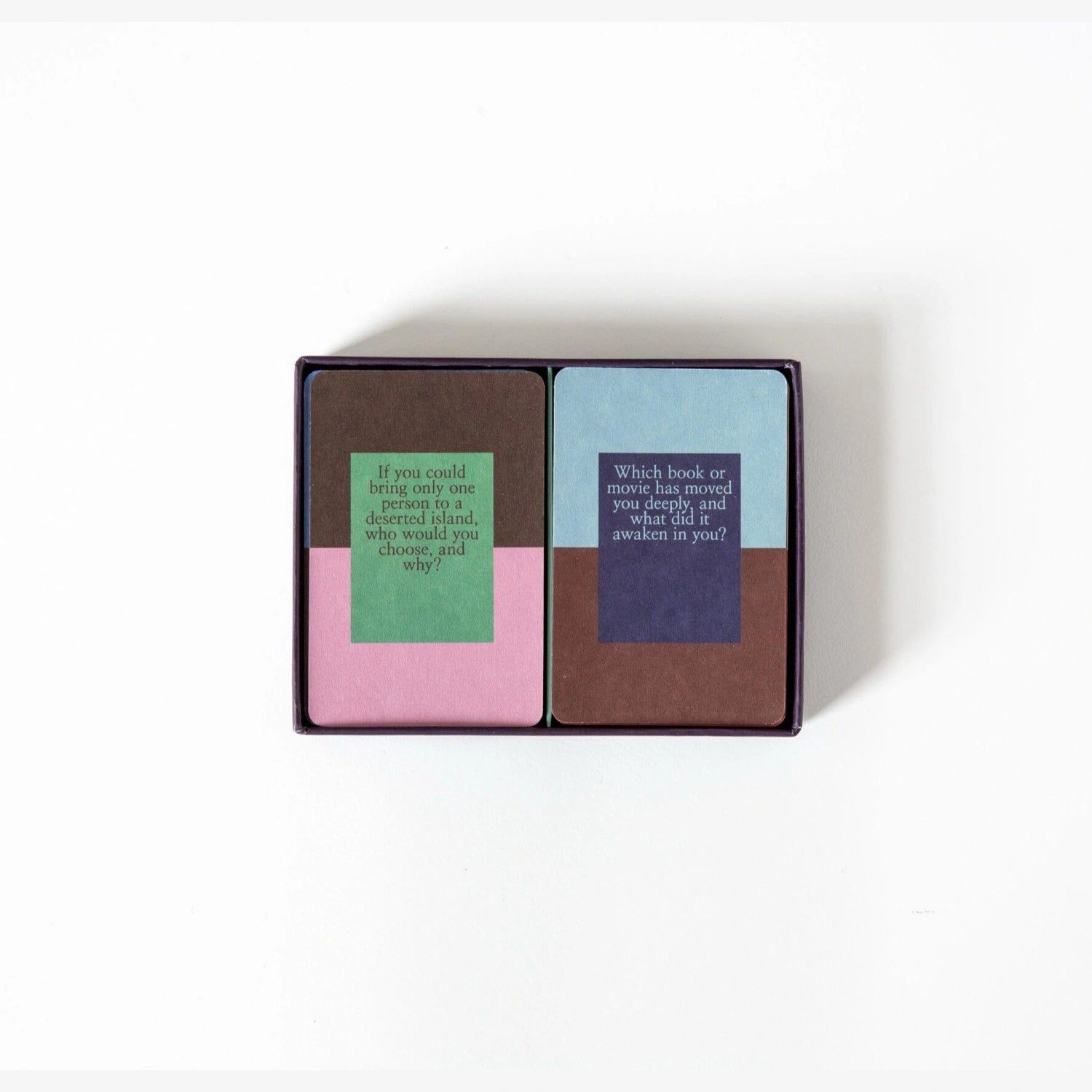A-Journal - CONVERSATION CARDS Fragekarten (77 Karten) - ROSA ECK