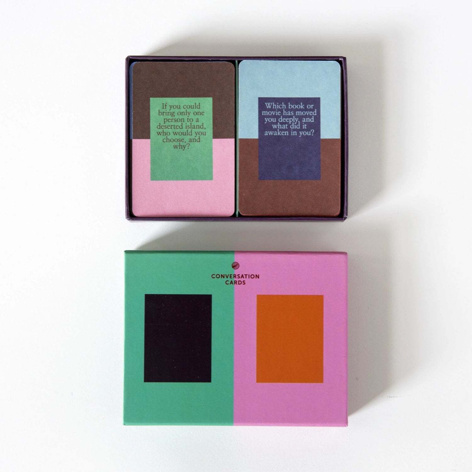 A-Journal - CONVERSATION CARDS Fragekarten (77 Karten) - ROSA ECK