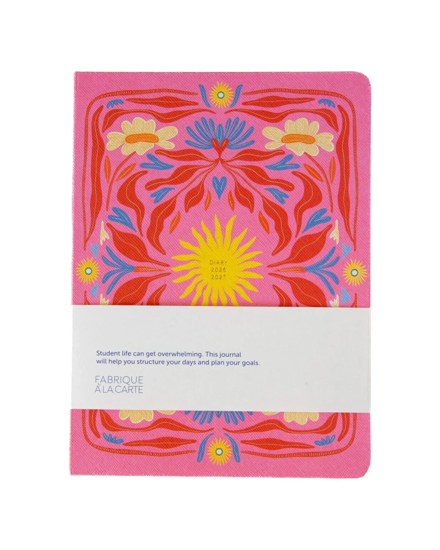 A-Journal - FABRIQUE Schulplaner für 2026/2027 • Sun Pink - ROSA ECK
