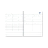 A-Journal - MY JOURNAL Kleines Tagebuch für 2027 (A6) • Flow Blue Chocolate - ROSA ECK