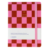 A-Journal - MY JOURNAL Schulplaner für 2026/2027 • Checkered Pink - ROSA ECK