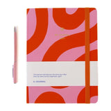 A-Journal - MY JOURNAL Tagebuch für 2027 • Flow Pink Red - ROSA ECK