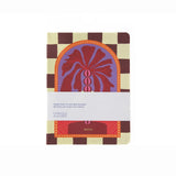 A - Journal - NOTES Kleines Notizbuch • Checkered Palm - Notizbuch - ROSA ECK Concept Store