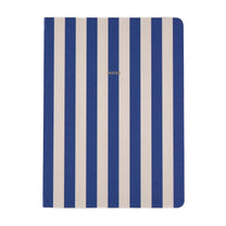 A - Journal - NOTES Notizbuch (A5) • Stripes Dark Blue - ROSA ECK
