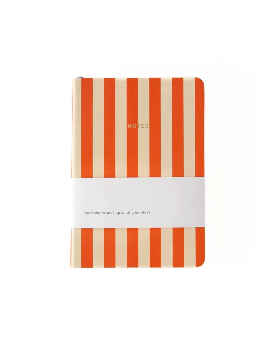 A - Journal - NOTES Taschennotizbuch (A6) • Stripes - Notizbuch - ROSA ECK Concept Store