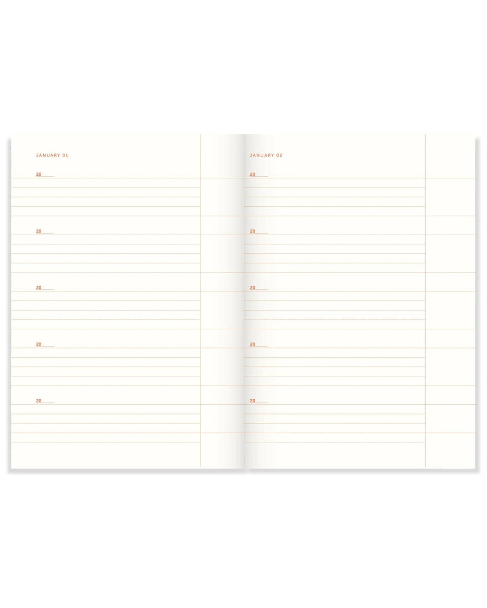 A - Journal - ONE LINE A DAY Notizbuch • Flow blue - Notizbuch - ROSA ECK Concept Store