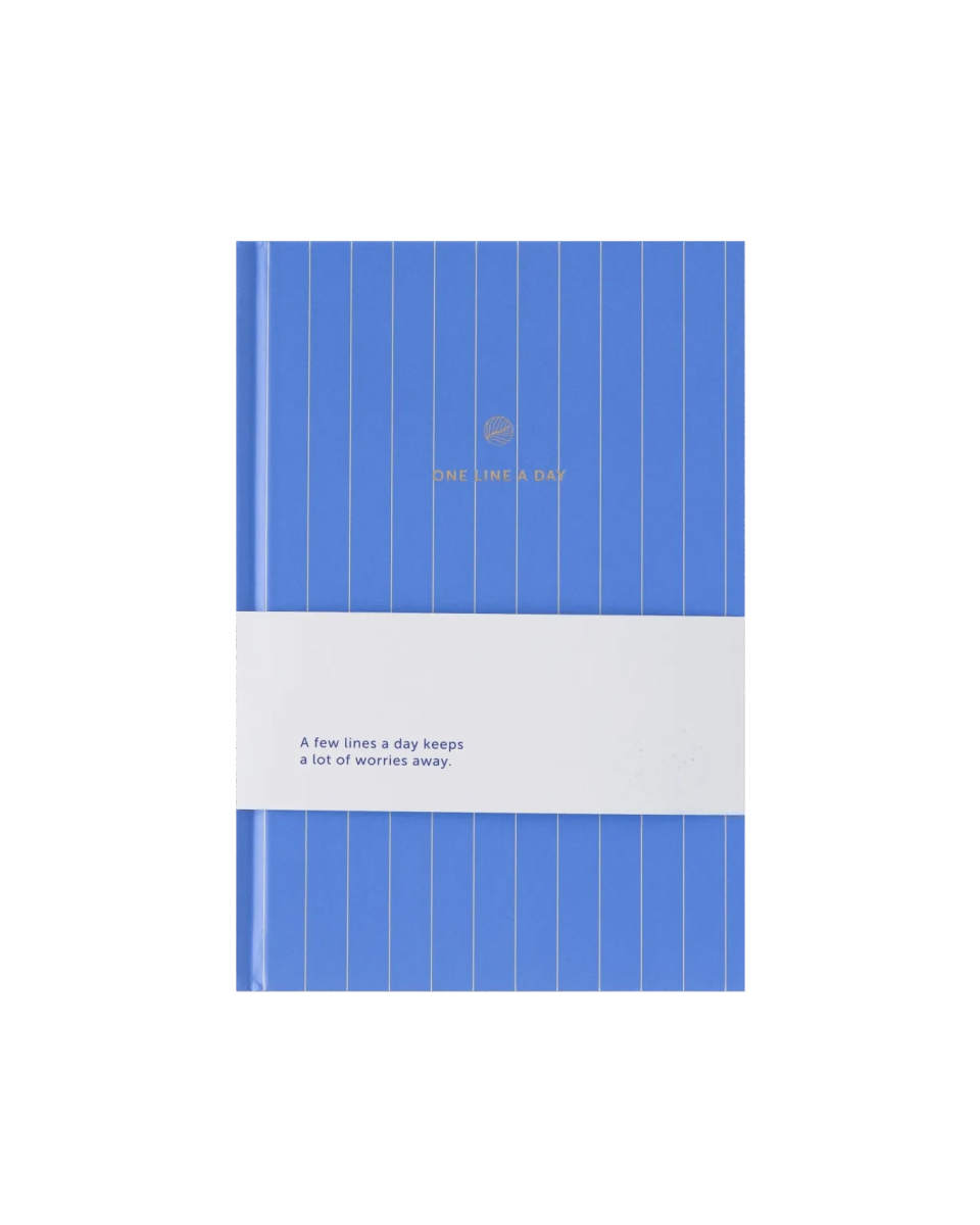 A - Journal - ONE LINE A DAY Notizbuch • Lavender Stripes - Notizbuch - ROSA ECK Concept Store