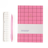 A - Journal - ONE LINE A DAY Notizbuch • Pink Checkered - Notizbuch - ROSA ECK Concept Store