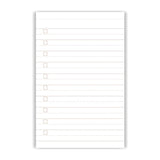 A - Journal Stationery - EVERYDAY LISTS Checklisten - Notizblock | Rot Rosa - Notizblock - ROSA ECK Concept Store