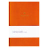 A - Journal Stationery - ONE LINE A DAY Notizbuch Orange Leinen - ROSA ECK - Linen, Orange,