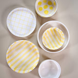 STRIPES Große Schale mit Streifen • Spiaggia Yellow