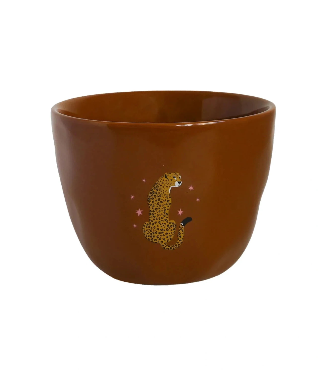 All the Luck in the World - Becher (300 ml) • Brown Leopard - ROSA ECK