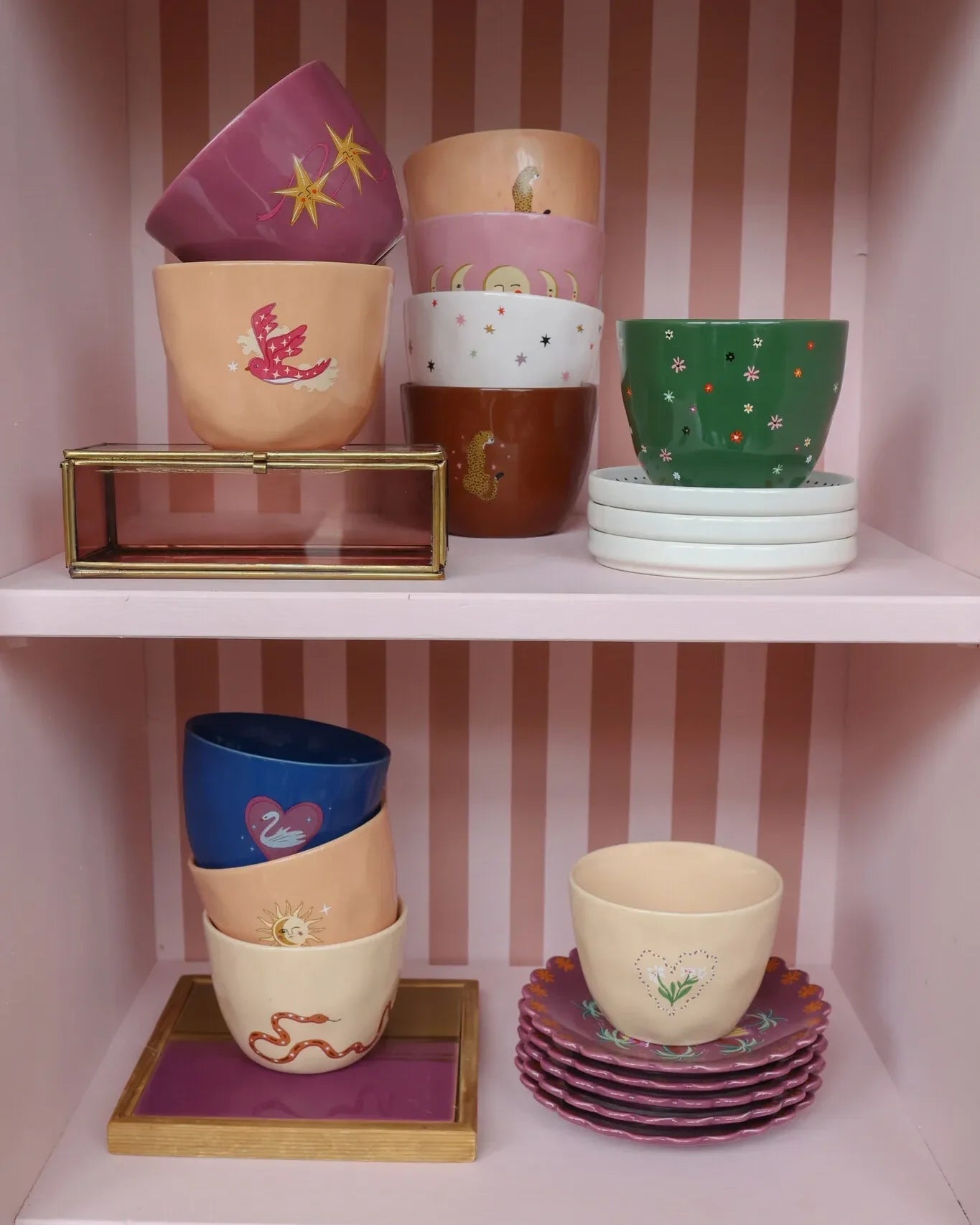 All the Luck in the World - Becher (300 ml) • Night Blue Swan - ROSA ECK