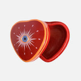 All the Luck in the World - Herzbox Aufbewahrungsdose • Eyes - ROSA ECK