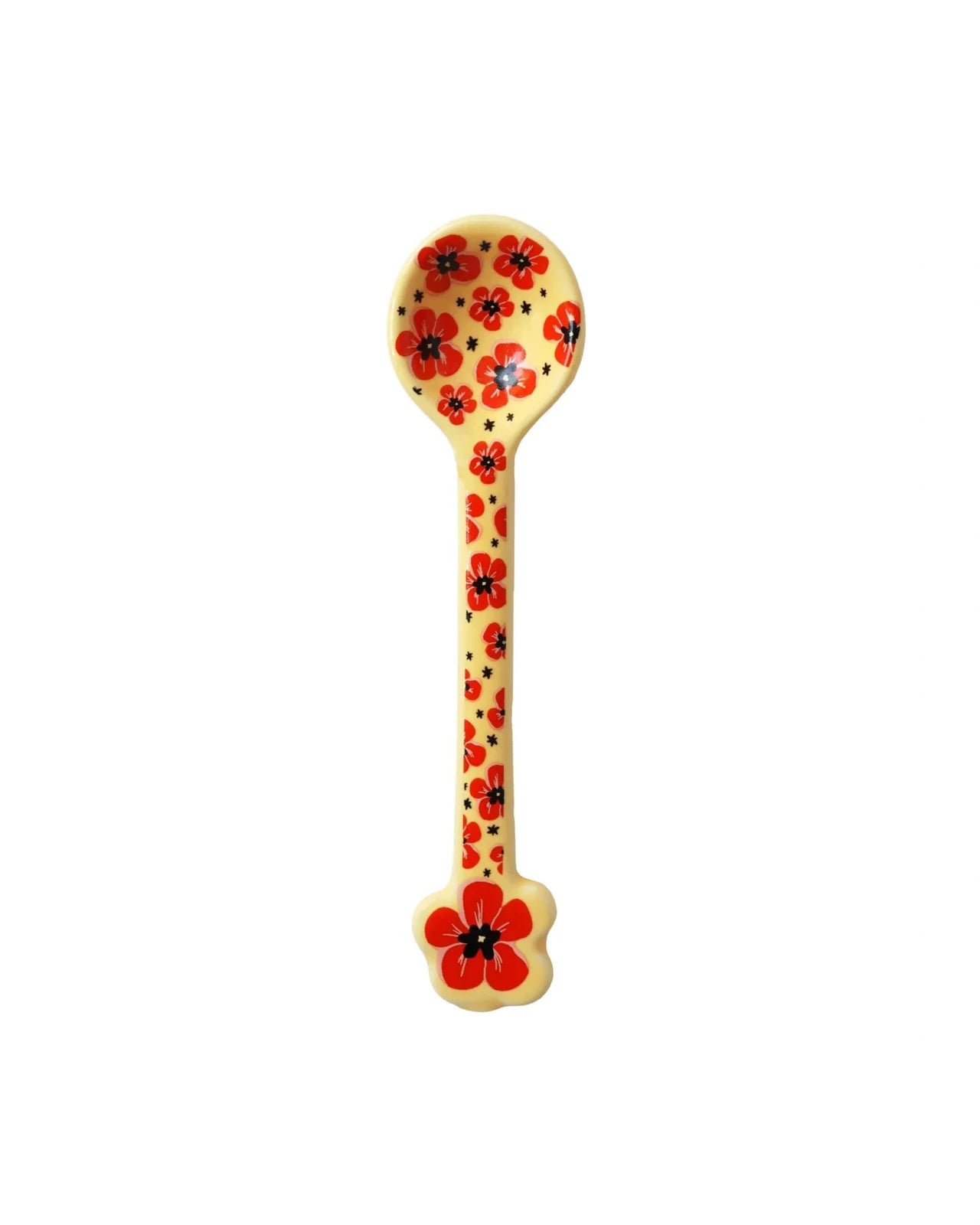 All the Luck in the World - Löffel • Yellow with Poppies - ROSA ECK