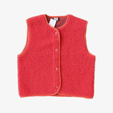 Alwero - TYB Weste aus Wolle • Coral (Rot) - ROSA ECK