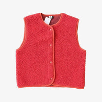 Alwero - TYB Weste aus Wolle • Coral (Rot) - ROSA ECK