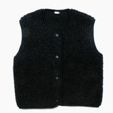 Alwero - TYB Weste aus Wolle | Deep Black - ROSA ECK - Schwarz, ,