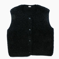 Alwero - TYB Weste aus Wolle | Deep Black - ROSA ECK - Schwarz, ,