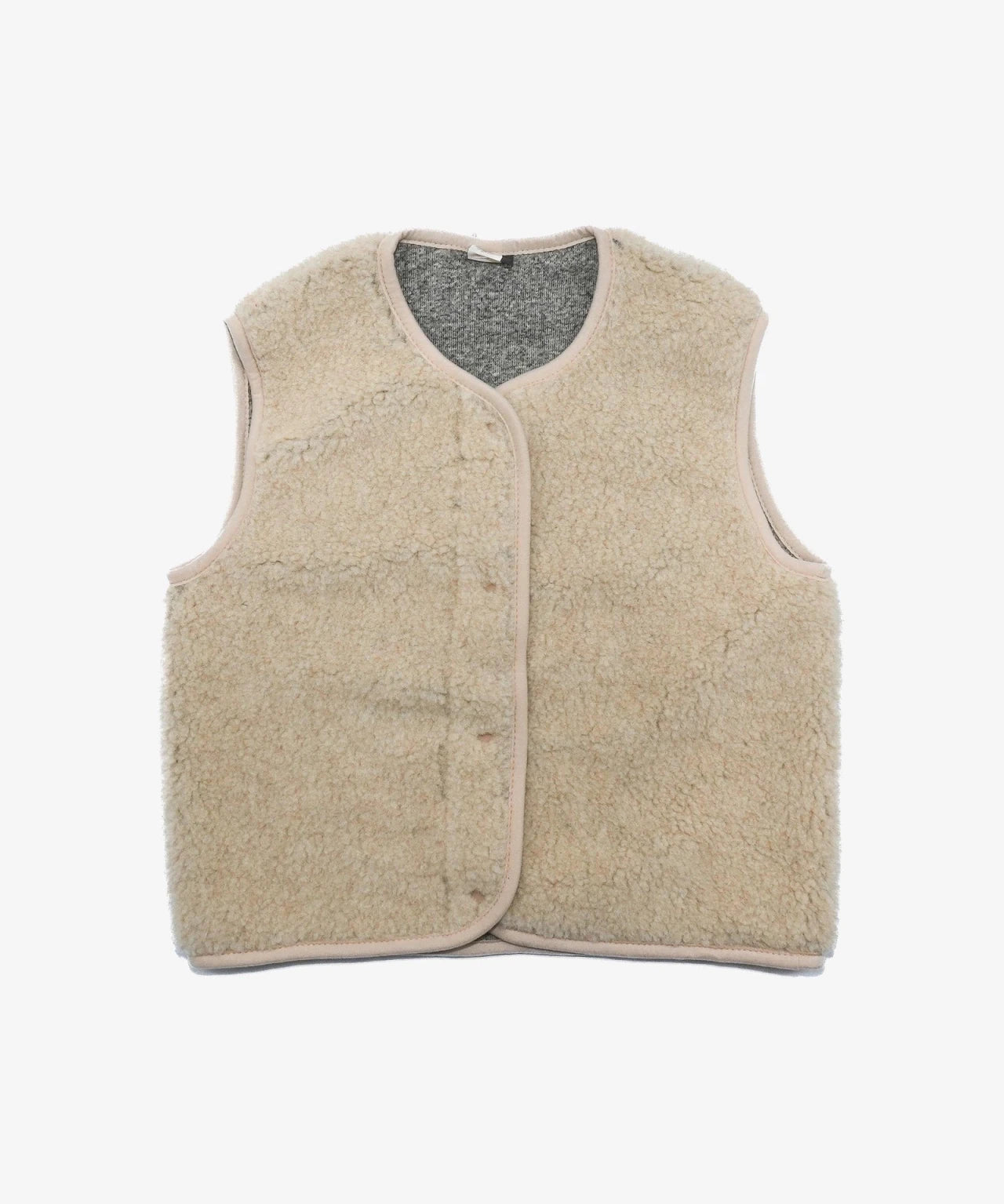Alwero - TYB Weste aus Wolle • Sand Brown (Hellbraun) - ROSA ECK
