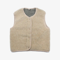 Alwero - TYB Weste aus Wolle • Sand Brown (Hellbraun) - ROSA ECK