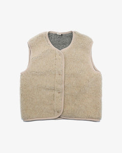 Alwero - TYB Weste aus Wolle • Sand Brown (Hellbraun) - ROSA ECK