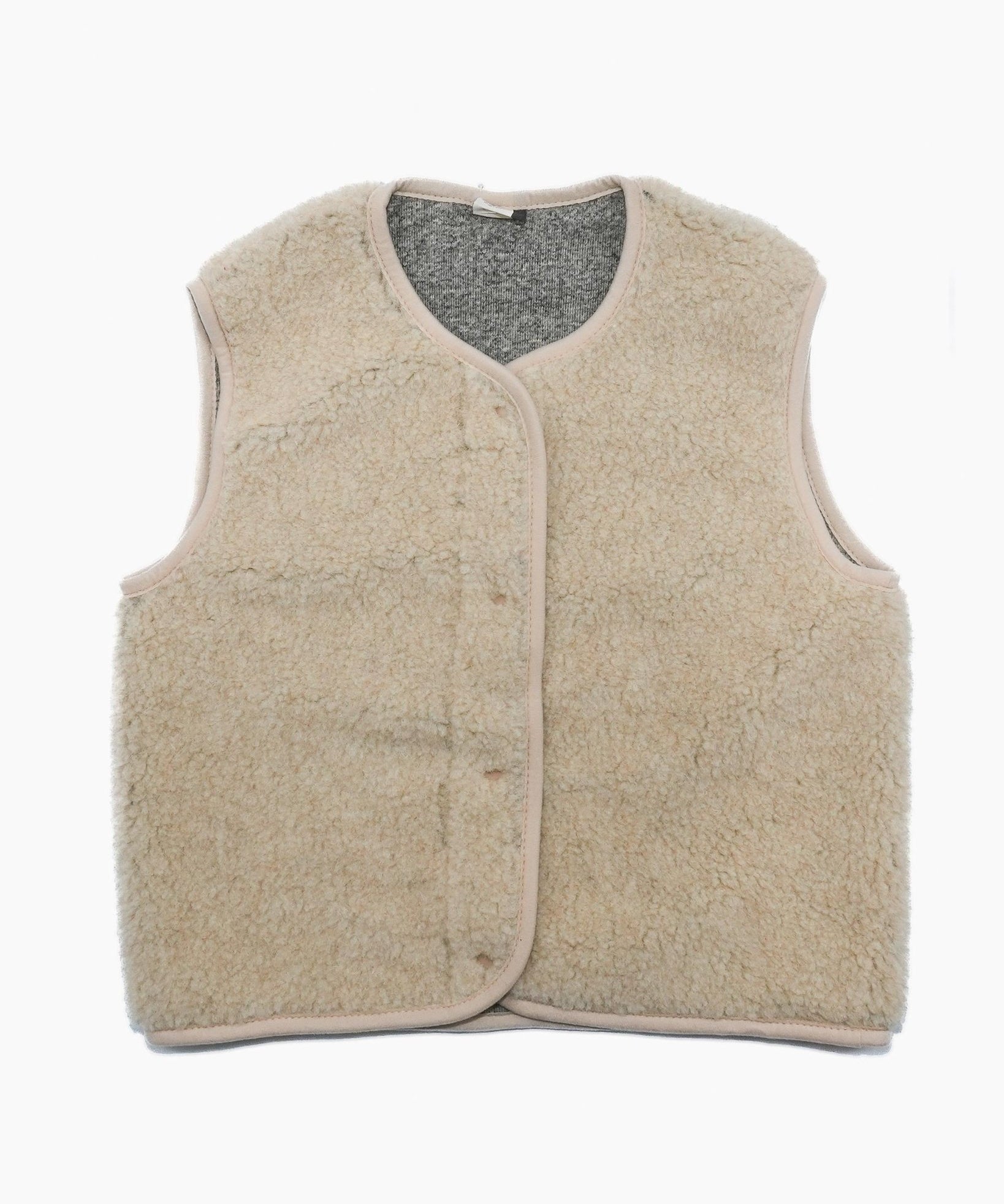 Alwero - TYB Weste aus Wolle | Sand Brown - Weste - ROSA ECK