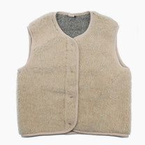 Alwero - TYB Weste aus Wolle | Sand Brown - Weste - ROSA ECK