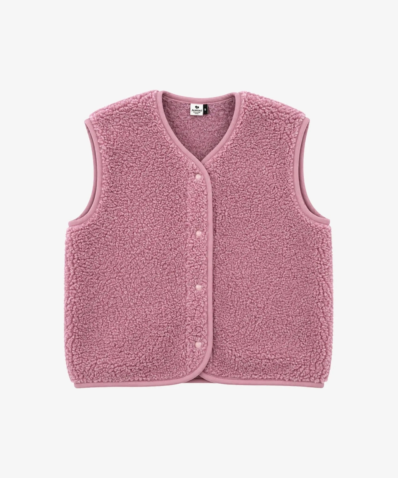 Alwero - TYB Weste aus Wolle • Venetian Pink (Rosa) - ROSA ECK