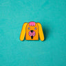 Ana Seixas - Ana Seixas - Hund//Pin - ROSA ECK - Gelb, Kinder, Rosa