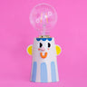 Ana Seixas - BEST FRIEND Keramiklampe Blau - ROSA ECK - Blau, Gelb, Glas
