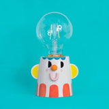 Ana Seixas - GOOD FRIEND Keramiklampe Rot - ROSA ECK - Bunt, Kinder, Rot