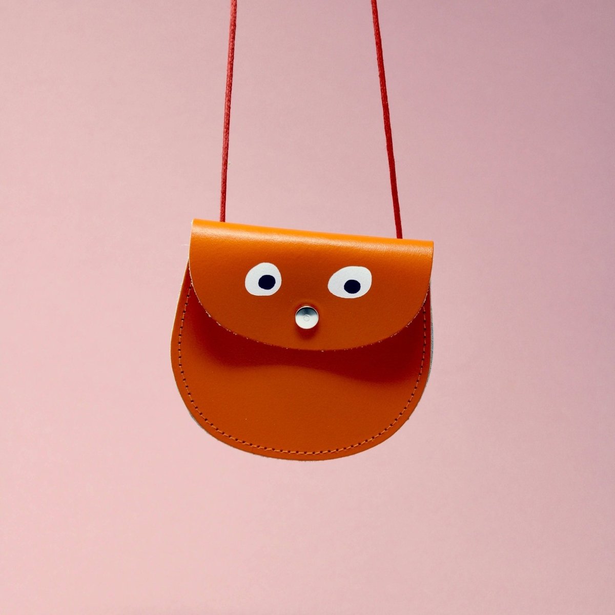 Ark Colour Design - GOOGLE EYE Geldbeutel Orangen - ROSA ECK - Leder, Orange,