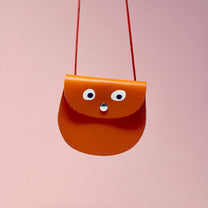 Ark Colour Design - GOOGLE EYE Geldbeutel Orangen - ROSA ECK - Leder, Orange,