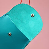 Ark Colour Design - GOOGLE EYE Geldbeutel Schwarz - ROSA ECK - Leder, Schwarz,