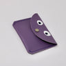 Ark Colour Design - GOOGLE EYE Mini - Geldbeutel Lila - ROSA ECK - Leder, Lila,