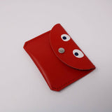 Ark Colour Design - MINI MONEY GOOGLY EYE Geldbeutel • Rot - ROSA ECK