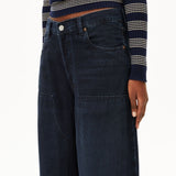 ARMEDANGELS - AALTHEA Barrel Jeans • fluid ink - ROSA ECK