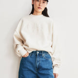 ARMEDANGELS - ALIZAA College-Sweatshirt • undyed - ROSA ECK
