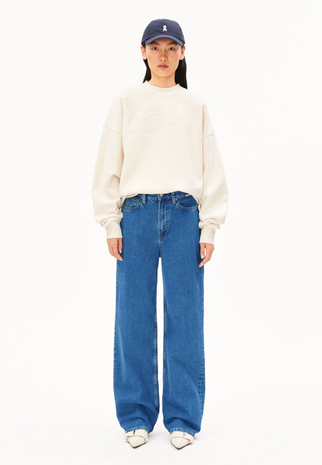 ARMEDANGELS - ALIZAA College-Sweatshirt • undyed - ROSA ECK