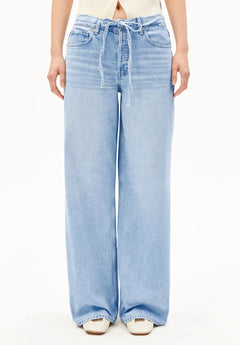 ARMEDANGELS - ASTRAEAAS Wide Leg Jeans • noise - ROSA ECK